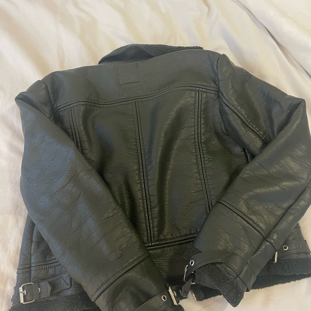 Dark green bomber